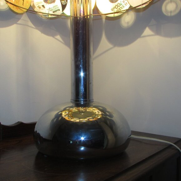Vintage Chrome Dome Lamp Base - Picture 4 of 10